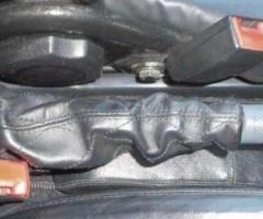 Ledermanschette Handbremshebel Smart Fortwo 450 451 100 % Echt leder