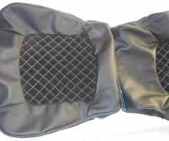 2 x Leder Sitzbezug für Smart Roadster 452
