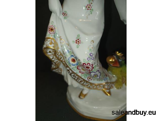 VERKAUFT !!!   Heubach Kunst - Der Froschkönig,  Höhe 25,5 cm, signiert B.Zitzmann, Entwurf 1915